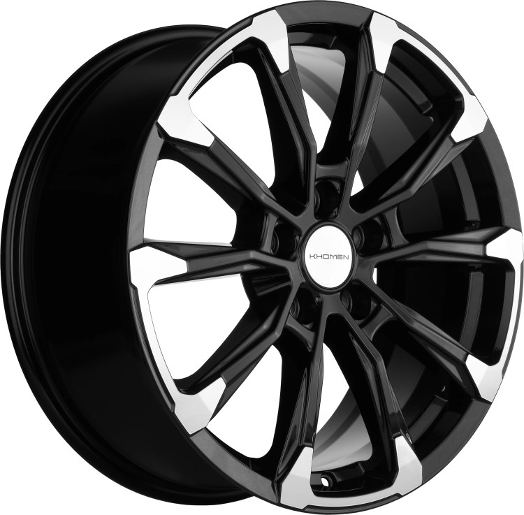 Диск R18 5x114.3 Khomen Wheels KHW1808 7,5J ET35 D60.1 (Lexus NX) Black-FP