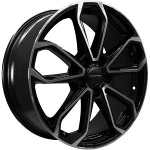 Диск R18 5x108 Khomen Wheels KHW1816 7,0J ET33 D60,1 (Chery Tiggo 7 Pro/Pro Max) Black-FP