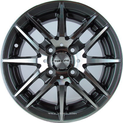Диск R14 4x100 TGRacing LZ406 5,5J ET38 D60,1 GM/P