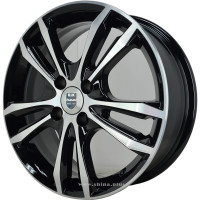 Диск R16 4x100 K&K Samara-оригинал (КС866) 6,0J ET50 D60,1 алмаз-черный