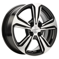 Диск R15 4x100 Khomen Wheels KHW1502 6,0J ET46 D54,1 (Solaris II) Black-FP