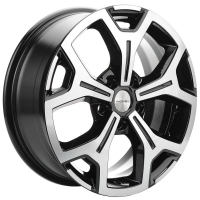 Диск R17 5x108 Khomen Wheels KHW1710 6,5J ET33 D60.1 (Chery Tiggo 7pro) Black-FP