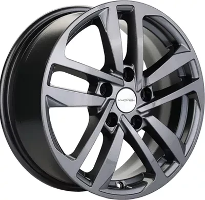 Диск R16 5x100 Khomen Wheels KHW1612 6,5J ET39 D57.1 (Polo) Gray
