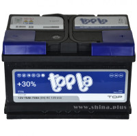 АКБ 75Ah Topla Top 118072 TT75 57510 SMF (о.п+) (EN) 720А12V низкий
