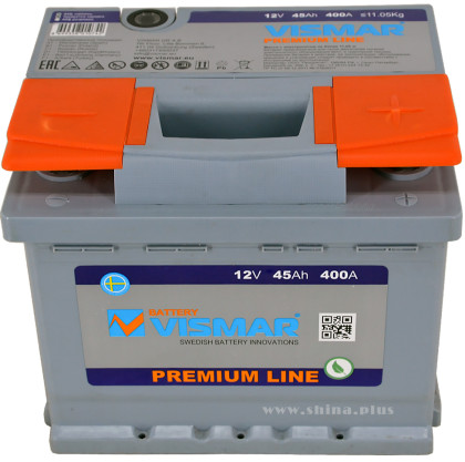 АКБ 45Ah Vismar PR LOW (о.п+) 400А(EN) 12V