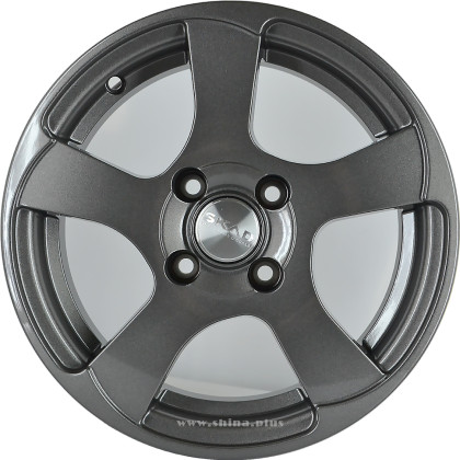 Диск R16 4x100 Скад Акула 6,0J ET52 D54,1 графит