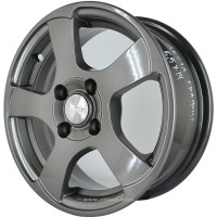 Диск R16 4x100 Скад Акула 6,0J ET52 D54,1 графит