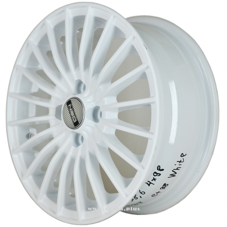 Диск R15  4x98 Tech Line 537 6,0J ET38 D58,6 White Neo