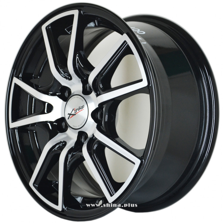 Диск R14 5x100 Xtrike X-104 6,0J ET38 D67,1 BK/FP