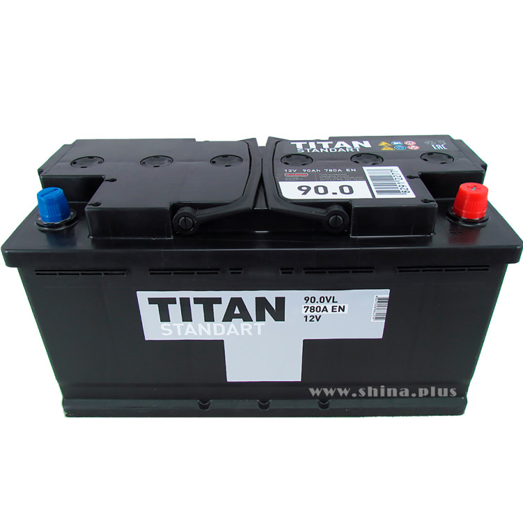 АКБ 90Ah Titan Standart (о.п+) 740А (EN) 12V