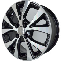 Диск R15 4x100 КС685 K&K Hyundai Solaris 6,0J ET48 D54,1 алмаз черный