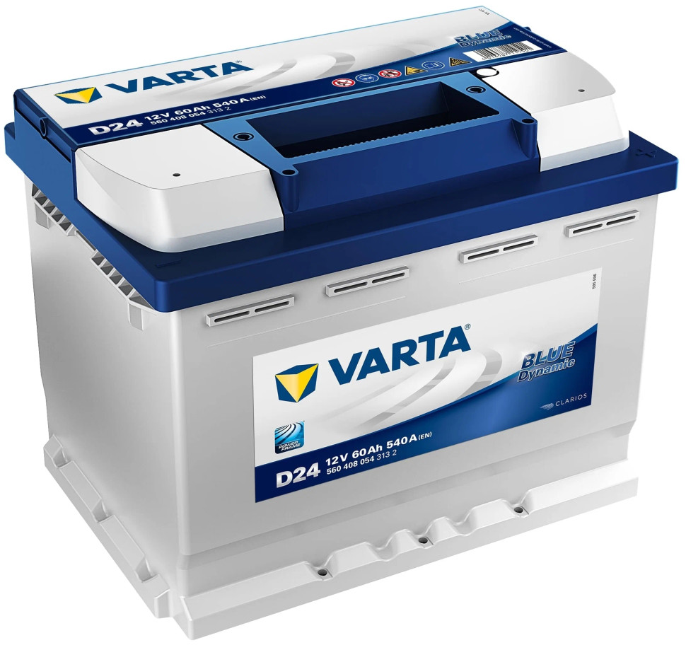 АКБ 60Ah Varta 560 408 054 Blue dynamic "D24" (о.п+) 540А 12V