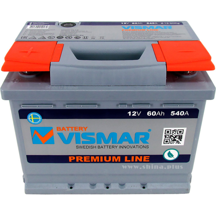 АКБ 60Ah Vismar PR (+п.п.) 540А(EN) 12V