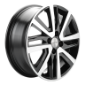 Диск R16 4x100 Khomen Wheels KHW1609 6,0J ET41 D60.1 (XRay) Black-FP ПИК