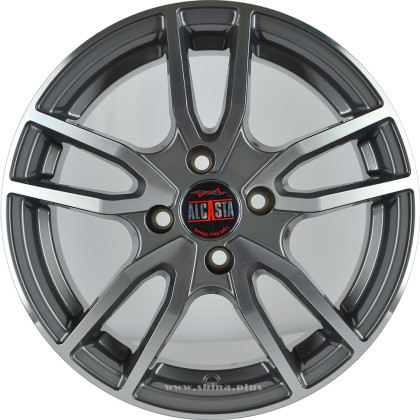 Диск R15 4x100 ALCASTA M57 6,0J ET46 D54,1 GMF Диск R15 4x100 ALCASTA M57 6,0J ET46 D54,1 GMF