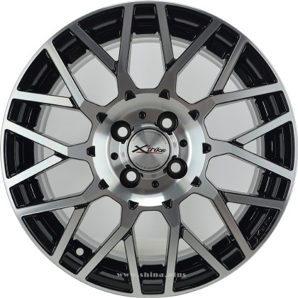 Диск R16 4x100 Xtrike (X-125) 6,5J ET48 D54,1 BK/FP