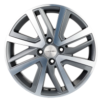 Диск R16 4x100 Khomen Wheels KHW1609 6,0J ET46 D54.1 (Rio II/Solaris II) Gray-FP