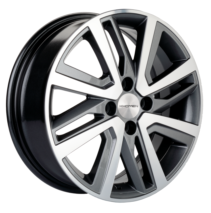 Диск R16 4x100 Khomen Wheels KHW1609 6,0J ET46 D54.1 (Rio II/Solaris II) Gray-FP