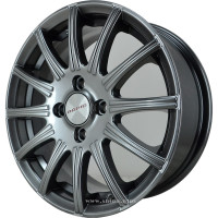 Диск R15 4x100 Сиеста-оригинал (KC474) K&K 6,0J ET50 D60,1 дарк платинум