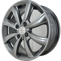 Диск R15 4x100 Бриз-оригин.(КС611) 6,0J ET50 D60,1 дарк платинум