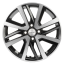 Диск R16 4x100 Khomen Wheels KHW1609 6,0J ET50 D60.1 (Vesta/Largus) Black-FP