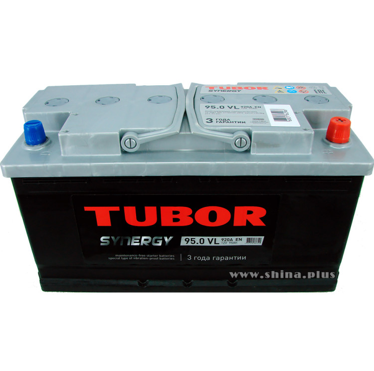 АКБ 95Ah Tubor Synergy (о.п+) 920А (EN) 12V