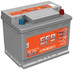 АКБ 60Ah TITAN EFB (о.п+) 600A (EN) 12V АКБ 60Ah TITAN EFB (о.п+) 600A (EN) 12V