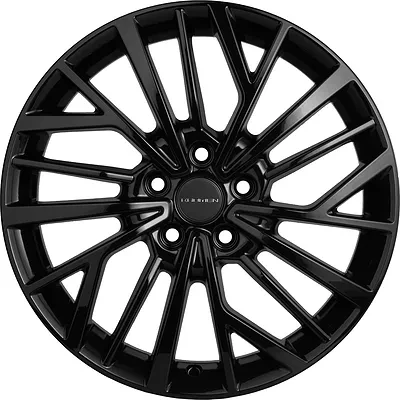Диск R17 5x112 Khomen Wheels KHW1717 7,0J ET40 D57,1 (Karoq/Tiguan) Black-FP