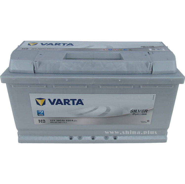АКБ100Ah Varta 600 402 083 Silver dynamic "H3" (о.п+) 830A 12V