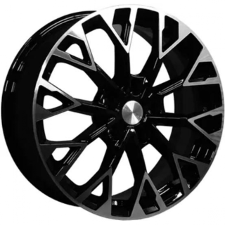 Диск R17 5x112 Khomen Wheels KHW1718 7,0J ET40 D57.1 (Karoq/Tiguan) Black-FP