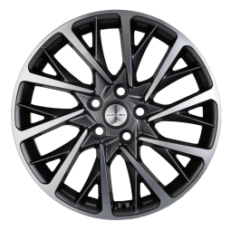 Диск R18 5x108 Khomen Wheels KHW1804 7,5J ET46 D63.4 (Tugela/Jaguar F-Pace) Gray-FP ПИК