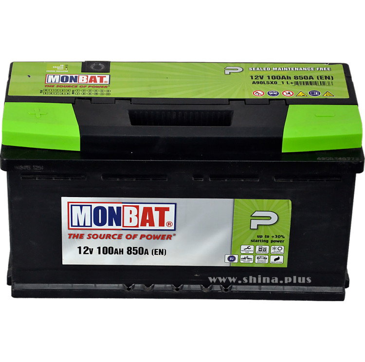 АКБ100Ah Monbat A90L5XO (+п.п) 850A 12V