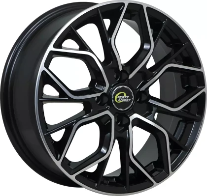 Диск R18 5x114,3 Cross Street CR-19 7,5J ET37 D66,6 BKF Диск R18 5x114,3 Cross Street CR-19 7,5J ET37 D66,6 BKF