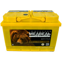 АКБ 77Ah Тюм. медведь желт (о.п+) 720А (EN) 12V