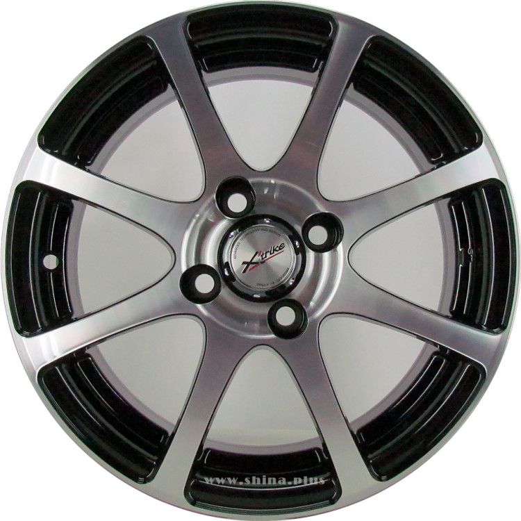 Диск R14 4x100 Xtrike X-114 5,5J ET35 D67,1 BK/FP