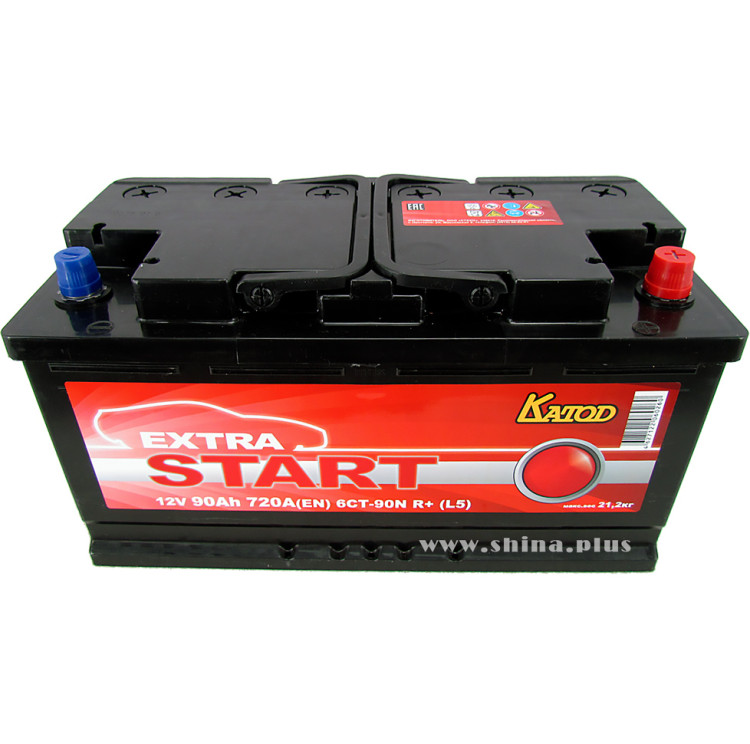 АКБ 90Ah Extra Start (о.п+) 720A (EN) 12V