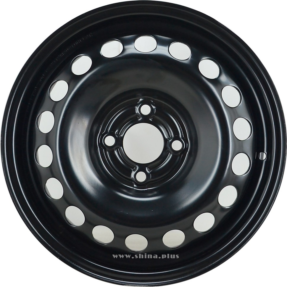 Диск R15 4x114,3 6,0J ET45 D67,1 Trebl (64E45H) Black Kia