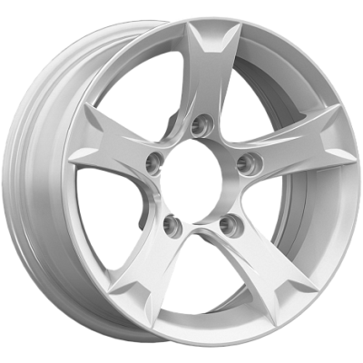 Диск R15 5x139,7 Триал (KC621) K&K 6,5J ET5 D110,1 сильвер