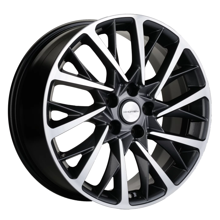 Диск R18 5x114.3 Khomen Wheels KHW1804 7,5J ET50.5 D67.1 (Sonata/Optima/Soul) Gray-FP ПИК