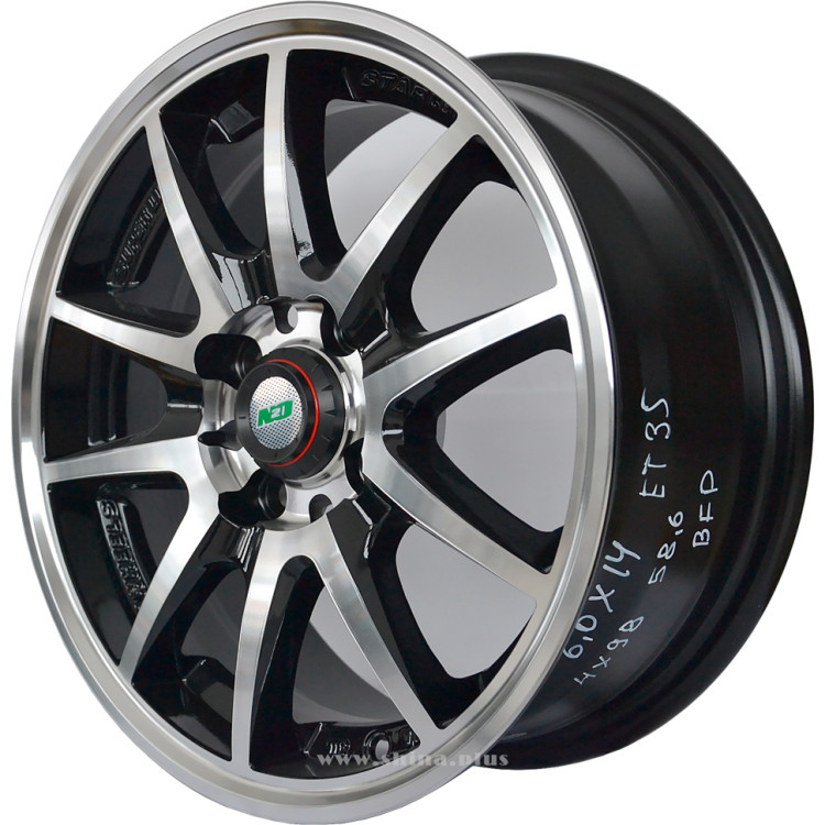 Диск R14  4x98 N2O Y 969 6,0J ET35 D58,6 BFP