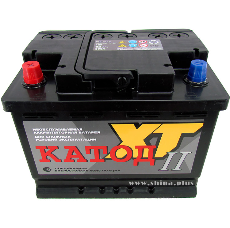 АКБ 62Ah Катод (+п.п) 580A (EN) 12V