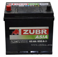 АКБ 65Ah ZUBR Premium Asia (+п.п) 650А(EN) 12V