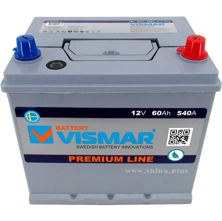 АКБ 60Ah Vismar PR Asia (о.п+) 540А(EN) 12V
