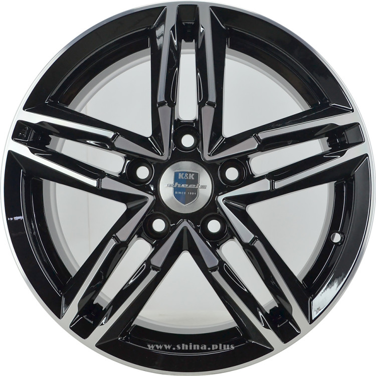 Диск R16 5x114,3 KC731 (K&K) 6,0J ET45 D67,1 Sayan алмаз-черный