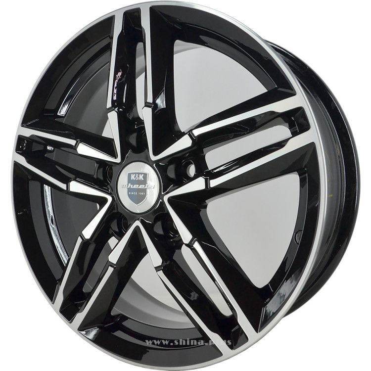 Диск R16 5x114,3 KC731 (K&K) 6,0J ET45 D67,1 Sayan алмаз-черный