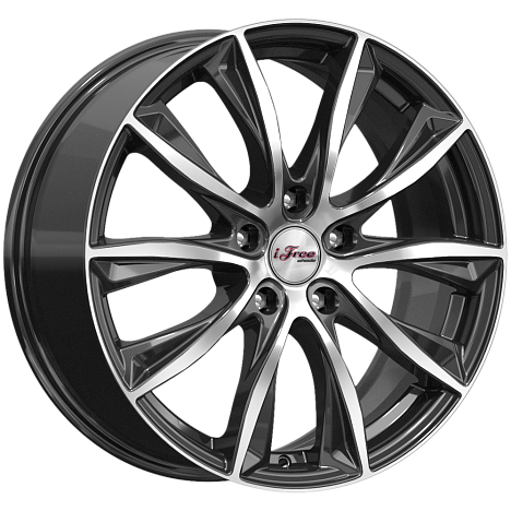 Диск R18 5x108 IFree Казантип 7,5J ET49 D67,1 Блэк-Джек