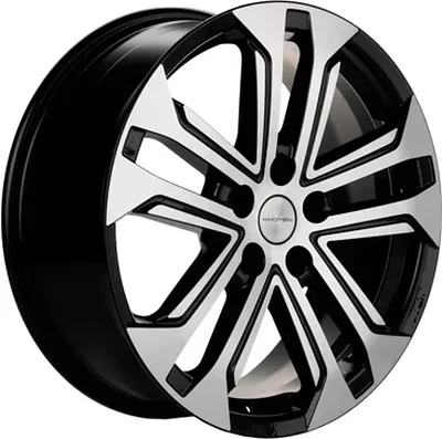 Диск R18 5x114.3 Khomen Wheels KHW1803 7,0J ET37 D66.5 (Dargo/Jolion) Black-FP
