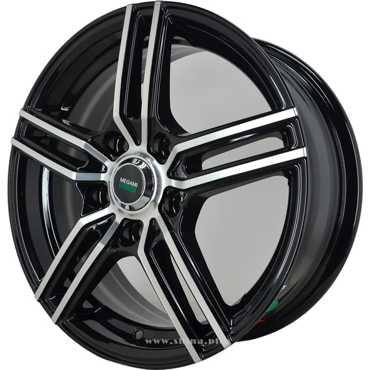 Диск R15 5x100 Megami MGM-1 6,0J ЕT40 D57,1 BKF