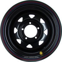 Диск R15 5x139,7 8,0J ET-19 D110,0 OFF-ROAD Wheels УАЗ черный (по 4 шт.)
