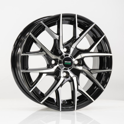 Диск R14 4x100 Megami MGM-12 5,5J ET35 D67,1 BKF Диск R14 4x100 Megami MGM-12 5,5J ET35 D67,1 BKF
